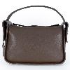 Iseigur Dark Brown Women's Handbag, Delicate Leather, Minimalist Design, Premium Texture