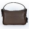 Iseigur Dark Brown Women's Handbag, Delicate Leather, Minimalist Design, Premium Texture