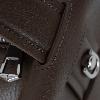 Iseigur Dark Brown Women's Handbag, Delicate Leather, Minimalist Design, Premium Texture