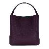 Iseigur Dark Red Bucket Bag, Delicate Leather Texture, Chic Design, Elegant and Eye - Catching