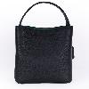 Iseigur Black Bucket Bag, Delicate Leather Texture, Unique Design, Fashionable and Eye - Catching