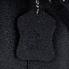 Iseigur Black Bucket Bag, Delicate Leather Texture, Unique Design, Fashionable and Eye - Catching