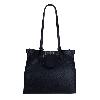 Iseigur Black Women's Handbag, Clear Leather Texture, Simple and Elegant, Practical and Aesthetic