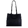 Iseigur Black Women's Handbag, Clear Leather Texture, Simple and Elegant, Practical and Aesthetic