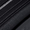 Iseigur Jet - Black Men's Crossbody Bag, Delicate Leather, Trendy and Versatile to Show Taste