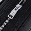 Iseigur Jet - Black Men's Crossbody Bag, Delicate Leather, Trendy and Versatile to Show Taste