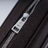 Iseigur Dark Brown Men's Crossbody Bag, Delicate Leather, Minimalist and Elegant with Style