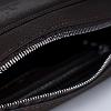 Iseigur Dark Brown Men's Crossbody Bag, Delicate Leather, Minimalist and Elegant with Style