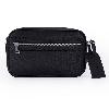 Iseigur Cool Black Men's Crossbody Bag, Exquisite Texture, A Standout Choice for Trendy Guys Going Out
