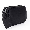 Iseigur Cool Black Men's Crossbody Bag, Exquisite Texture, A Standout Choice for Trendy Guys Going Out