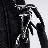 Iseigur Black Embossed Men's Handbag, Exquisite, Stylish, Practical and Portable