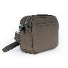 Iseigur Dark Brown Men's Crossbody Bag, Premium Texture, Minimalist and Practical