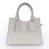 Iseigur Off-White Textured Handbag, Classic Women's Bag Elegant and Versatile