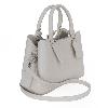 Iseigur Off-White Textured Handbag, Classic Women's Bag Elegant and Versatile