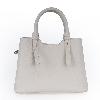 Iseigur Off-White Textured Handbag, Classic Women's Bag Elegant and Versatile