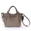 IseigurFashionable and Minimalist Light Brown Handbag, Large - Capacity Textured Versatile Women's Commuting Shoulder Bag