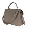 Iseigur Light Brown Women's Handbag, Minimalist Lock Design, Elegant and Versatile for Commuting