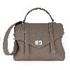 Iseigur Light Brown Women's Handbag, Minimalist Lock Design, Elegant and Versatile for Commuting