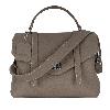 Iseigur Light Brown Women's Handbag, Minimalist Lock Design, Elegant and Versatile for Commuting