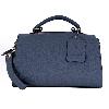 Iseigur Light Luxury Genuine Leather Dark Blue Handbag, Fashionable Textured Large - Capacity Versatile Women's Commuting Shoulder Bag