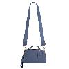 Iseigur Light Luxury Genuine Leather Dark Blue Handbag, Fashionable Textured Large - Capacity Versatile Women's Commuting Shoulder Bag