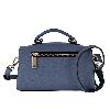 Iseigur Light Luxury Genuine Leather Dark Blue Handbag, Fashionable Textured Large - Capacity Versatile Women's Commuting Shoulder Bag
