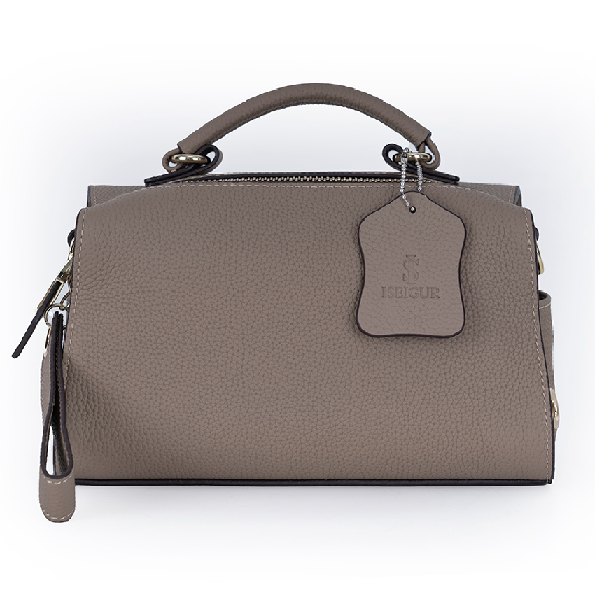 Iseigur Light Brown Women's Handbag, Delicate Leather Texture, Simple and Elegant, Practical and Aesthetic